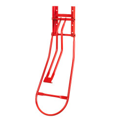 Portasella da parete pieghevole per sella inglese Umbria Equitazione Rosso