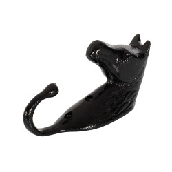 Gancio Portabriglia Testa di Cavallo in Alluminio Colorato Umbria Equitazione Nero Gancio Portabriglia Testa di Cavallo in Alluminio Colorato Umbria Equitazione Nero