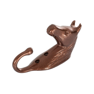 Gancio Portabriglia Testa di Cavallo in Alluminio Colorato Umbria Equitazione Marrone Gancio Portabriglia Testa di Cavallo in Alluminio Colorato Umbria Equitazione Marrone