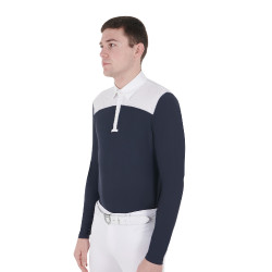 Polo da concorso Uomo Maniche Lunghe con Bottoni Equestro