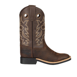 Stivali Western Bambino Modello Square Brown/Choco Pool's