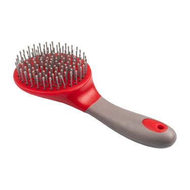 Pettine per Criniera e Coda con Manico Umbria Equitazione Rosso / grigio