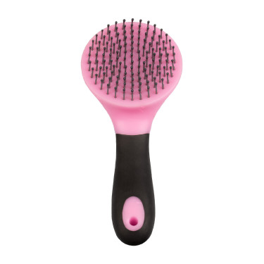 Pettine per Criniera e Coda con Manico Umbria Equitazione Rosa / nero