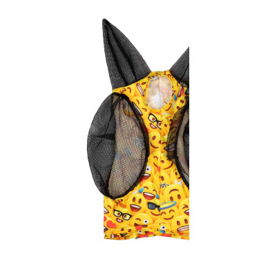 Maschera Antimosche in Lycra con Copri-Orecchie Pro-Tech Emoticon Motivi Maschera Antimosche in Lycra con Copri-Orecchie Pro-Tech Emoticon Motivi