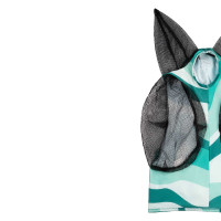 Maschera Antimosche in Lycra con Copri-Orecchie Pro-Tech Astratto Multicolore