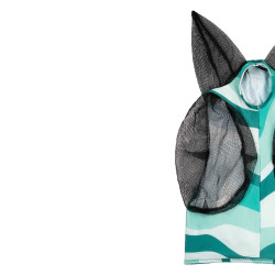 Maschera Antimosche in Lycra con Copri-Orecchie Pro-Tech Astratto Multicolore Maschera Antimosche in Lycra con Copri-Orecchie Pro-Tech Astratto Multicolore