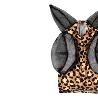 Maschera Antimosche in Lycra con Copri-Orecchie Pro-Tech Leopardo Motivi Maschera Antimosche in Lycra con Copri-Orecchie Pro-Tech Leopardo Motivi