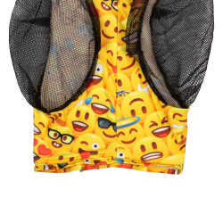 Maschera Antimosche in Lycra con Copri-Orecchie Pro-Tech Emoticon Motivi Maschera Antimosche in Lycra con Copri-Orecchie Pro-Tech Emoticon Motivi