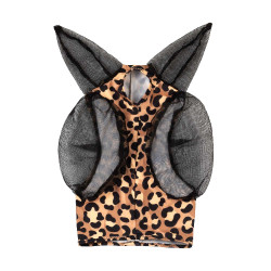 Maschera Antimosche in Lycra con Copri-Orecchie Pro-Tech Leopardo Motivi