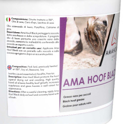 Grasso Giallo per Zoccoli Ama Hoof 5L Umbria Equitazione Nero