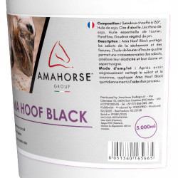 Grasso Giallo per Zoccoli Ama Hoof 5L Umbria Equitazione Nero
