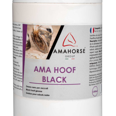 Grasso Giallo per Zoccoli Ama Hoof 1L Umbria Equitazione Nero
