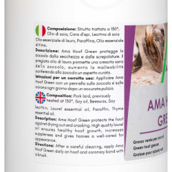 Grasso Giallo per Zoccoli Ama Hoof 1L Umbria Equitazione Verde