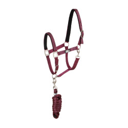 Capestro Sintetico con Longhina Riflettente Supreme Bordeaux Capestro Sintetico con Longhina Riflettente Supreme Bordeaux