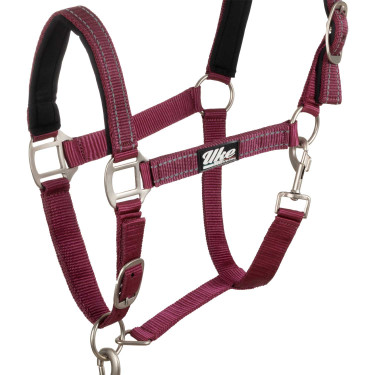 Capestro Sintetico con Longhina Riflettente Supreme Bordeaux Capestro Sintetico con Longhina Riflettente Supreme Bordeaux