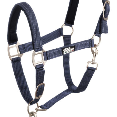 Capestro Sintetico con Longhina Riflettente Supreme Marina Blu marino