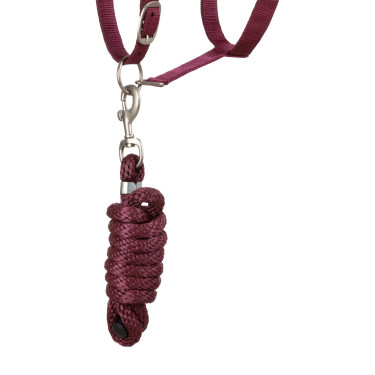 Capestro Sintetico con Longhina Riflettente Supreme Bordeaux Capestro Sintetico con Longhina Riflettente Supreme Bordeaux