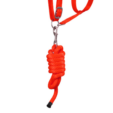 Capestro Sintetico con Longhina Riflettente Supreme Rosso