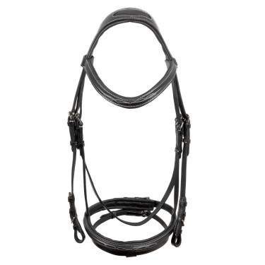 Briglia Supreme con Cuciture a Contrasto e Redini Supreme Nero Briglia Supreme con Cuciture a Contrasto e Redini Supreme Nero
