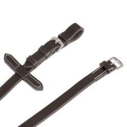 Briglia Supreme con Cuciture a Contrasto e Redini Supreme Marrone