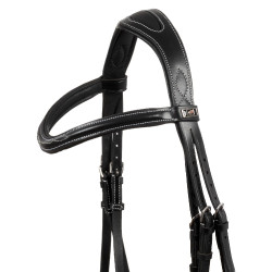 Briglia Supreme con Cuciture a Contrasto e Redini Supreme Nero Briglia Supreme con Cuciture a Contrasto e Redini Supreme Nero