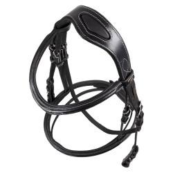 Briglia Supreme con Cuciture a Contrasto e Redini Supreme Nero Briglia Supreme con Cuciture a Contrasto e Redini Supreme Nero