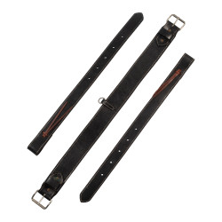 Cinghia Posteriore Western Liscia Lakota Nero