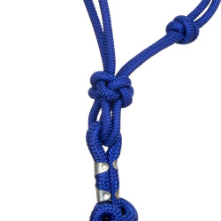 Capestro in Corda Annodata con Lunghina Pool's Blu reale