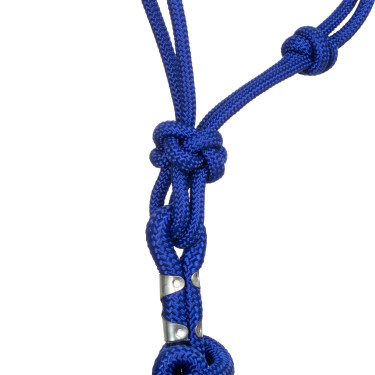 Capestro in Corda Annodata con Lunghina Pool's Blu reale
