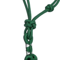 Capestro in Corda Annodata con Lunghina Pool's Verde cacciatore