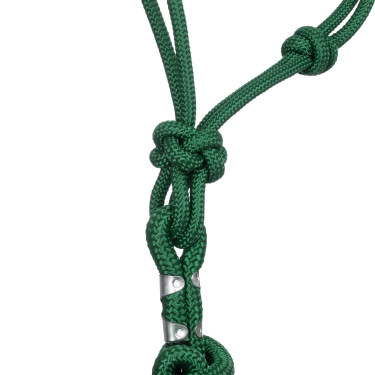 Capestro in Corda Annodata con Lunghina Pool's Verde cacciatore
