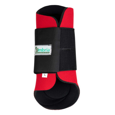 Ghette in Neoprene con Guscio in Gomma Umbria Equitazione Rosso