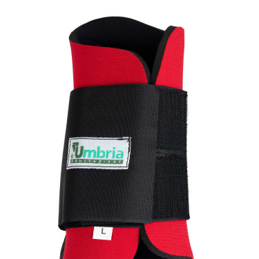 Ghette in Neoprene con Guscio in Gomma Umbria Equitazione Rosso