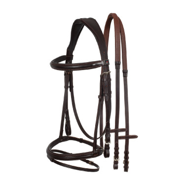 Briglia Modello Classico Padded Supreme Marrone Briglia Modello Classico Padded Supreme Marrone