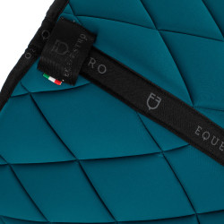 Sottosella da salto in tessuto tecnico traspirante edizione limitata GP Equestro Petrolio / nero Blu Sottosella da salto in tessuto tecnico traspirante edizione limitata GP Equestro Petrolio / nero Blu