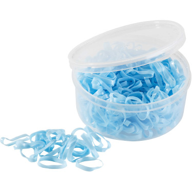Elastici in silicone Hippo-Tonic Azzurro cielo Blu