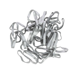 Elastici in silicone Hippo-Tonic Argentato Argento Elastici in silicone Hippo-Tonic Argentato Argento