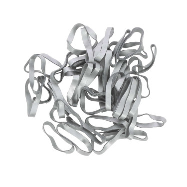Elastici in silicone Hippo-Tonic Argentato Argento Elastici in silicone Hippo-Tonic Argentato Argento
