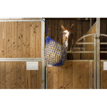 Rete per fieno 104 cm maglia 8 cm Blu