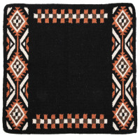 Tappeto navajo Westride by Franck Perret Dakota Nero / marrone
