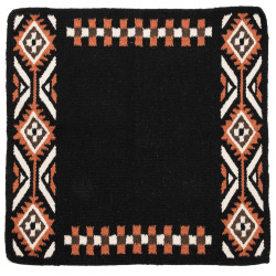 Tappeto navajo Westride by Franck Perret Dakota Nero / marrone Tappeto navajo Westride by Franck Perret Dakota Nero / marrone