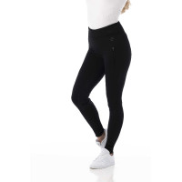 Pantaloni Equithème Dolomyt con fondo in silicone per bambini Nero Pantaloni Equithème Dolomyt con fondo in silicone per bambini Nero