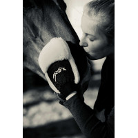 Guanto per la strigliatura Pénélope Nero