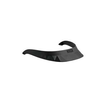 Visiera per casco da equitazione Naca Nero onice opaco / nero