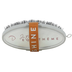 Spazzola morbida Equithème Ti amo Grigio