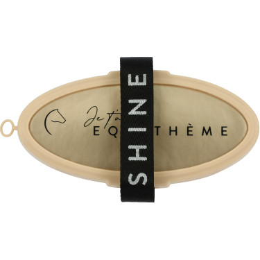 Spazzola morbida Equithème Ti amo Mandorla Marrone Spazzola morbida Equithème Ti amo Mandorla Marrone