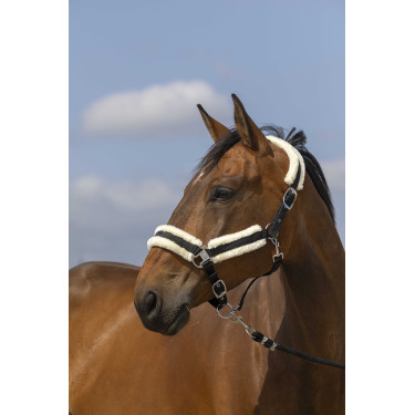 Capestro Equithème Nylon Montone Nero / bianco