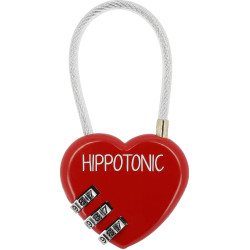Lucchetto Hippotonic Cuore Rosso