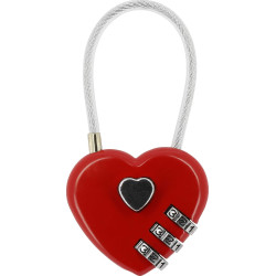 Lucchetto Hippotonic Cuore Rosso