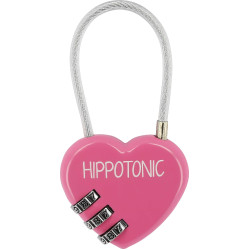 Lucchetto Hippotonic Cuore Fucsia Rosa
